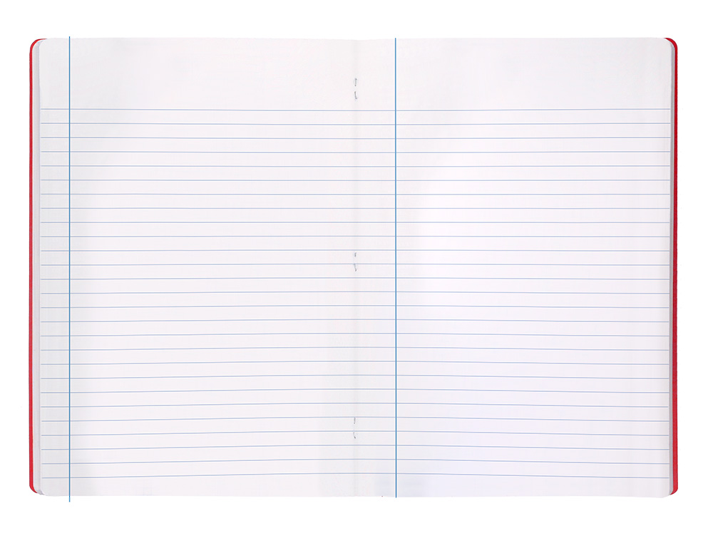 LIBRETA LIDERPAPEL 360 TAPA DE PLASTICO A5 48 HOJAS 90G/M2 HORIZONTAL CON MARGEN COLORES SURTIDOS