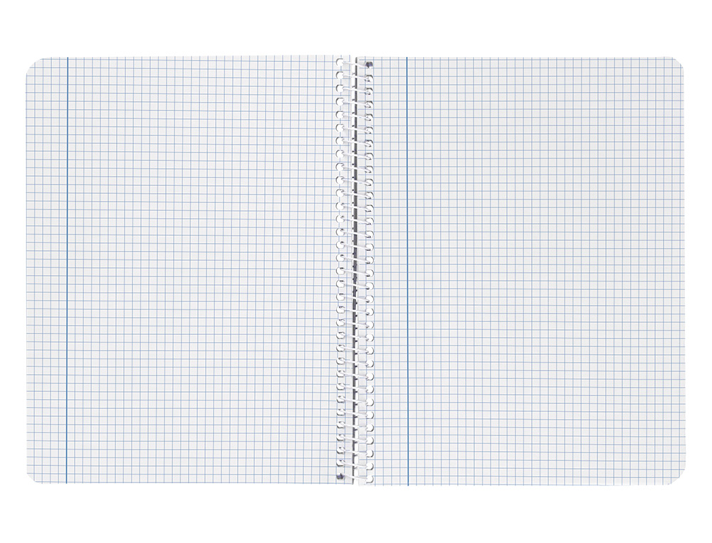 CUADERNO ESPIRAL LIDERPAPEL CUARTO SMART TAPA BLANDA 80H 60GR CUADRO 4MM CON MARGEN COLORES SURTIDOS
