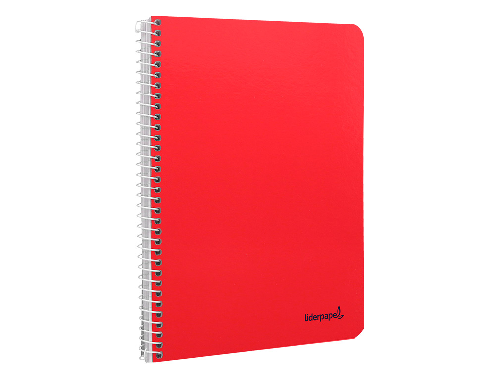 CUADERNO ESPIRAL LIDERPAPEL CUARTO SMART TAPA BLANDA 80H 60GR CUADRO 4MM CON MARGEN COLORES SURTIDOS