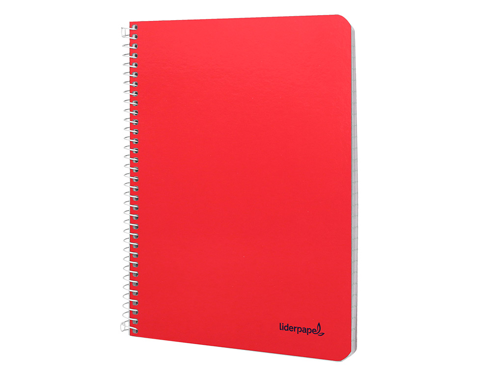 CUADERNO ESPIRAL LIDERPAPEL CUARTO SMART TAPA BLANDA 80H 60GR CUADRO 4MM CON MARGEN COLORES SURTIDOS