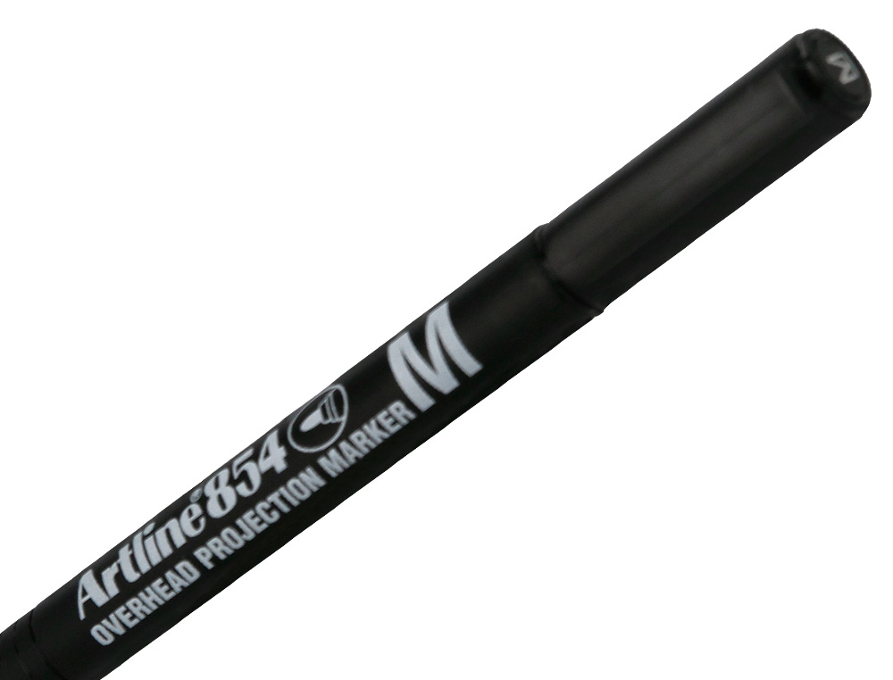 ROTULADOR ARTLINE RETROPROYECCION PUNTA FIBRA PERMANENTE EK-854 NEGRO -PUNTA REDONDA 1 MM