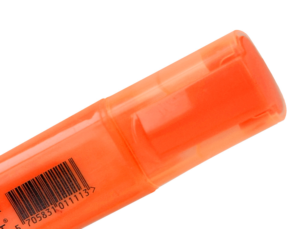 ROTULADOR Q-CONNECT FLUORESCENTE NARANJA PUNTA BISELADA