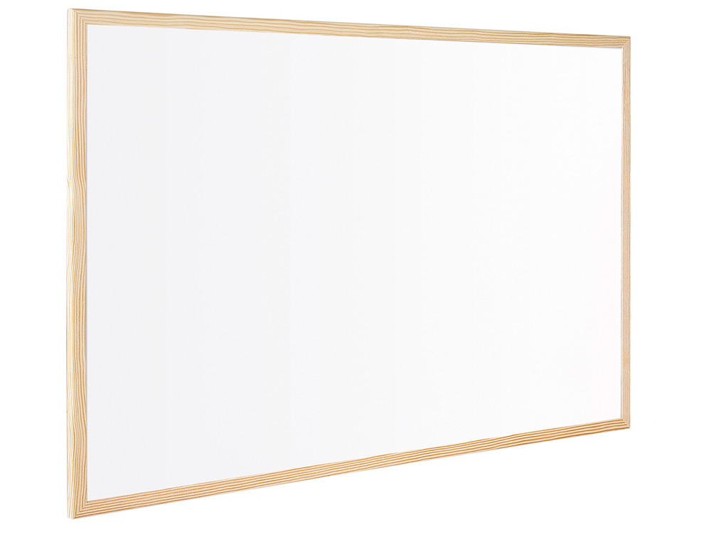 PIZARRA BLANCA Q-CONNECT MELAMINA MARCO DE MADERA 90X60 CM