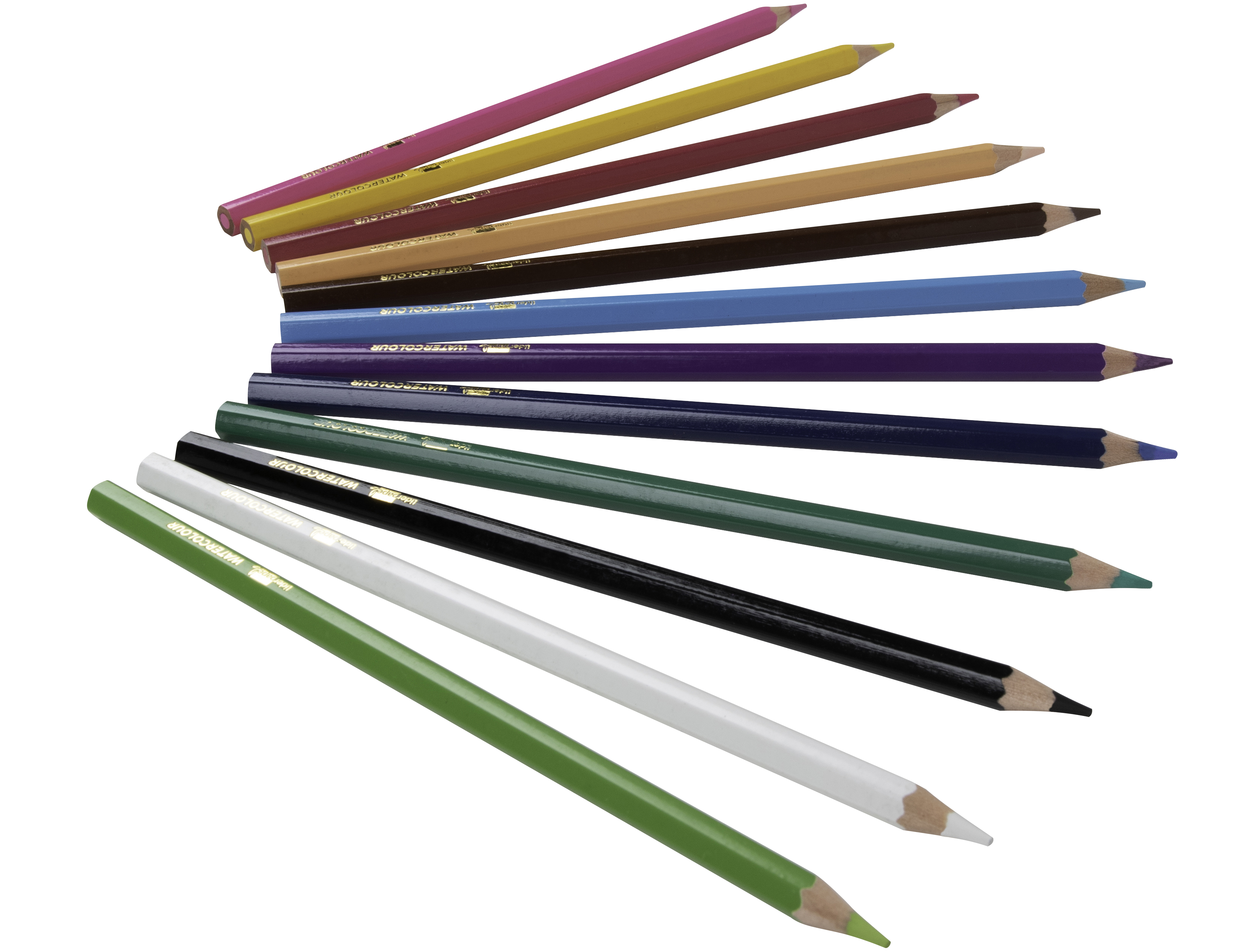 LAPICES DE COLORES ACUARELABLES LIDERPAPEL CAJA DE 12 UNIDADES COLORES SURTIDOS