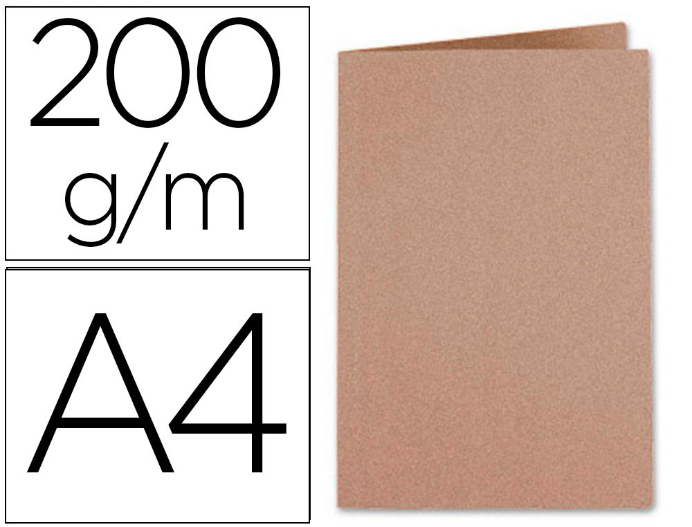 SUBCARPETA LIDERPAPEL DIN A4 KRAFT 200G/M2